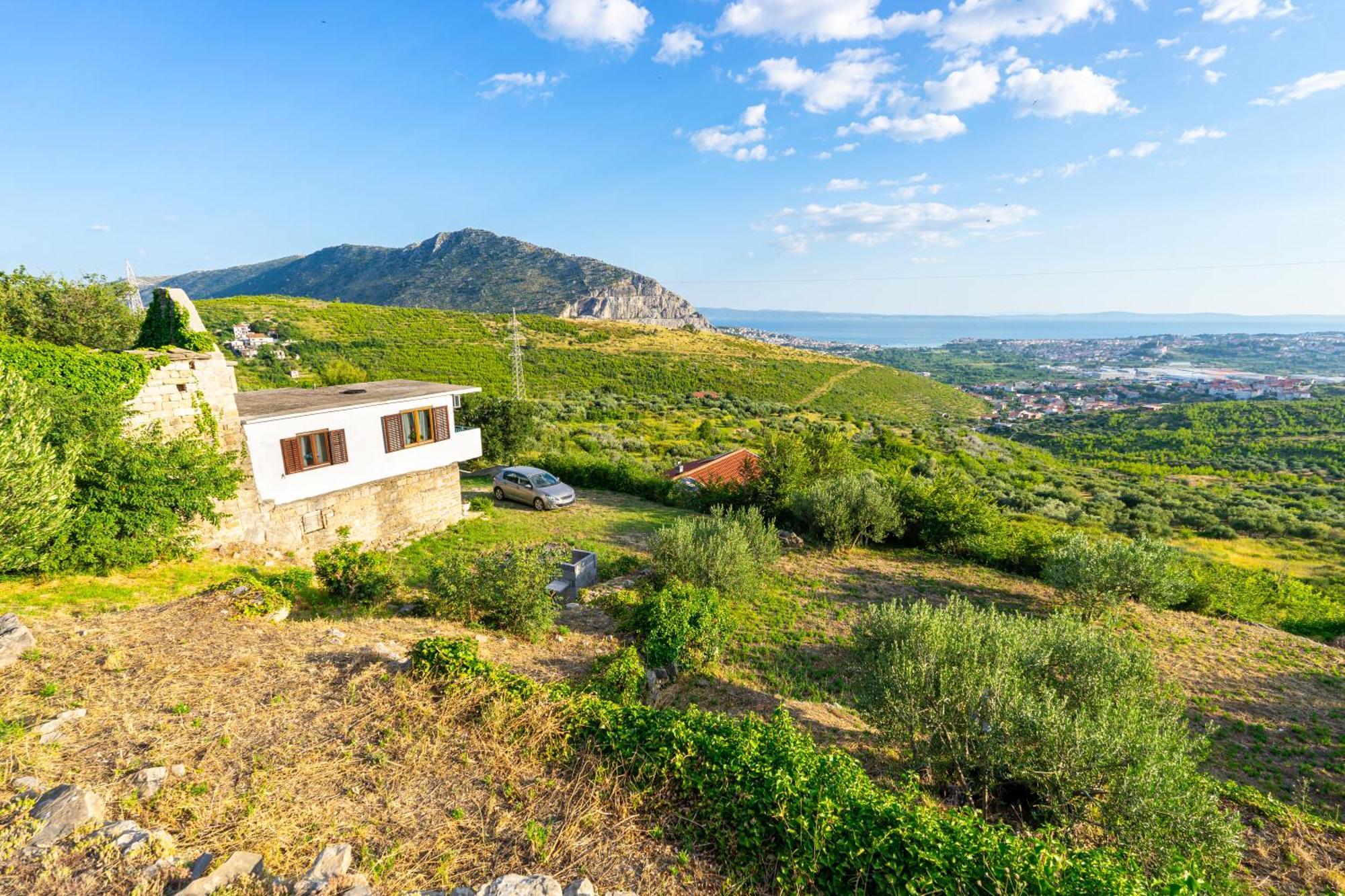 Olive Garden House In Zrnovnica With A View & Bbq Βίλα Εξωτερικό φωτογραφία